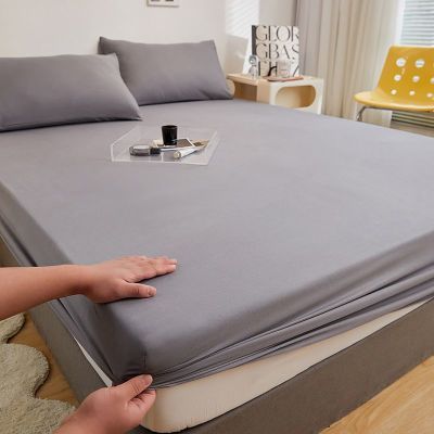 水洗棉床笠三件套床罩床套床垫保护套防尘保护全包1.8米/1.5米