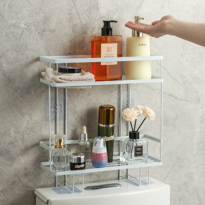 马桶置物架双层抽水桶储物架洗手间卫生间收纳神器卫生间置物架