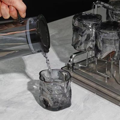 玻璃水壶冷水壶耐高温防爆凉水壶大容量套装可明火家用凉白开水壶