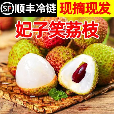 【顺丰冷链】妃子笑荔枝海南广东新鲜当季水果2.8/4.5斤整箱批发