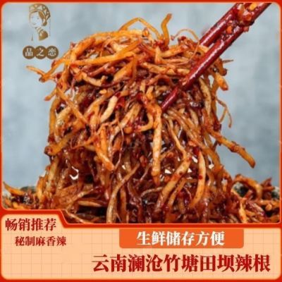 云南特产澜沧品之恋竹塘田坝纯手工腌制香辣饭苤菜根