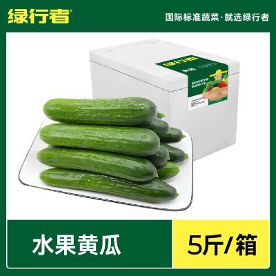 【绿行者】水果黄瓜5斤新鲜现摘生吃清甜脆爽小黄瓜青瓜应季蔬菜