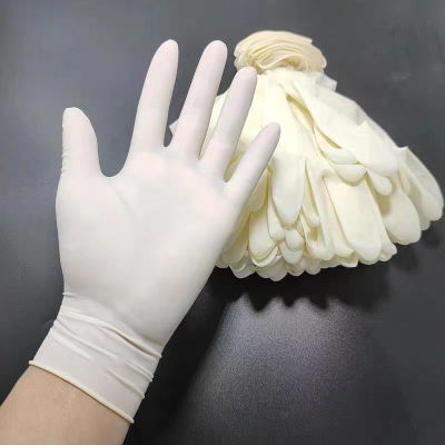一次性手套弹力乳胶橡胶耐用洗碗家务美容院乳胶医生手术手套松紧