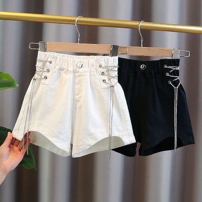 女童休闲短裤外穿夏季薄款2024新款洋气中大童时髦儿童韩版热