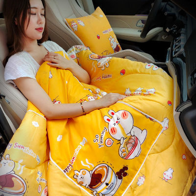 汽车抱枕被子两用车载靠垫靠枕车上车用枕头抱枕被睡觉车内空调被