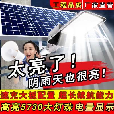 太阳能户外庭院灯家用用户超亮大功率农村全自动照明照明灯路灯