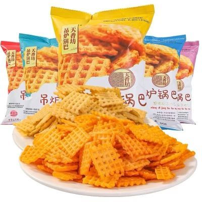 9月天香坊吊炉锅巴五香牛肉烧烤孜然休闲膨化食品宿舍特产锅巴