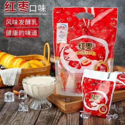 伊利红枣营养早餐奶100克x10袋原味儿童发酵乳袋装风味酸奶新日期