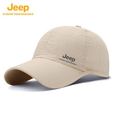 JEEP新款太阳帽棒球帽运动夏季薄款户外防晒遮阳帽大头围帽子