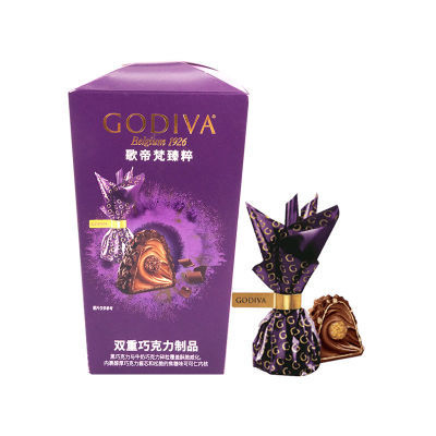 GODIVA歌帝梵双享松露夹心巧克力礼盒12颗装进口零食24/7/11到期