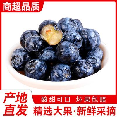 头茬云南蓝莓新鲜水果时令酸甜薄皮整箱盒装
