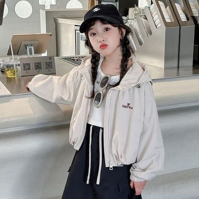 女童外套春秋款2024新款女宝宝春装夹克春季薄款女孩衣服儿童上衣