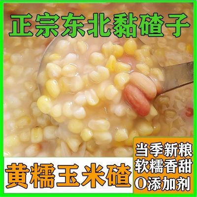 特价东北黏碴子玉米糯玉米农家新粮粘大碴子苞米批发新鲜非转基因