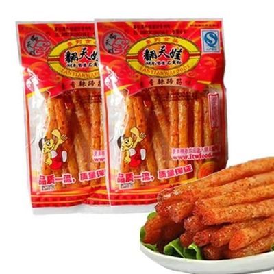 翻天娃辣味小零食辣条32克(豆制品)追剧的零食