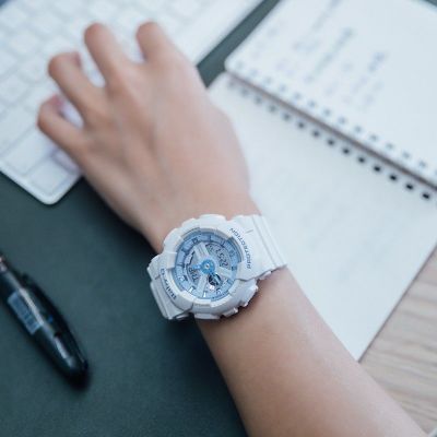 Casio/卡西欧运动潮流鸳鸯款学生女表BA-110卡西欧手表ba-130手表