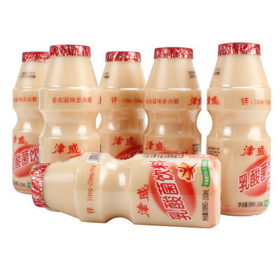 津威乳酸菌饮品160ml整箱儿童早餐含锌酸奶果味学生奶小瓶装