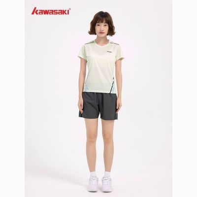 Kawasaki川崎羽毛球服短袖吸湿透气潮流运动速干T恤
