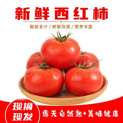 西红柿新鲜生吃水果番茄新鲜当季西红柿自然成熟应季蔬菜整箱番茄