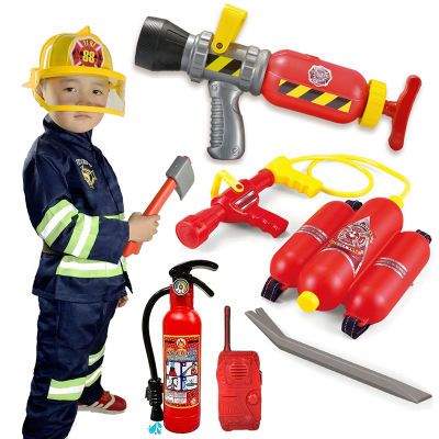 儿童消防员表演服装道具职业体验消防服COS角色扮演装扮演出套装