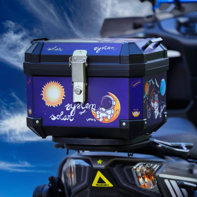 电动车后背备箱大容量外卖箱通用加厚ABS非铝合金踏板摩托车尾箱