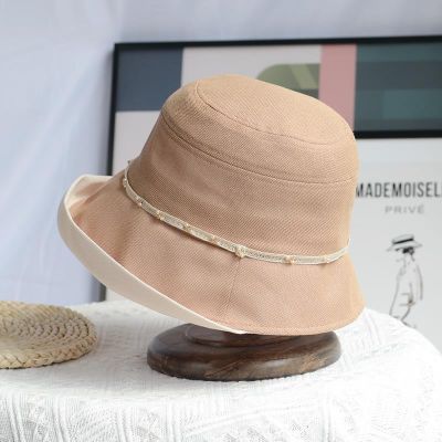 日本和纸帽子女春夏季太阳帽防紫外线遮阳帽防晒2023年时尚渔夫帽