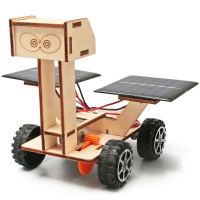 儿童科技diy手工小制作太阳能月球探索车物理模型科学实验