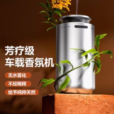 纯植物精油车载香薰机高档车内香氛清新空气usb小型智能净化自