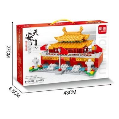 中国古建筑故宫兼容乐高积木6到12岁益智拼插颗粒拼装天安门玩
