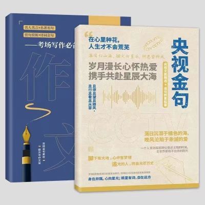 央视金句字帖央视文案经典语录优美句子摘抄作文金句素材楷书包邮