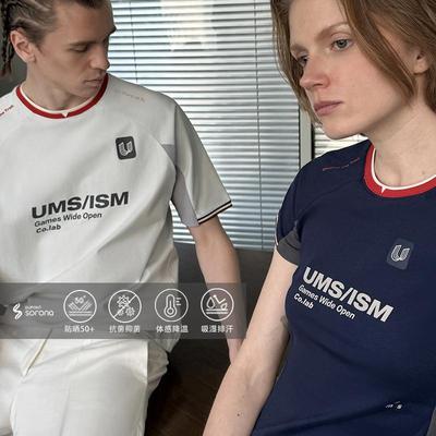 24SS夏季新款  速干防晒羽毛球跑步索罗娜球衣运动短袖T恤