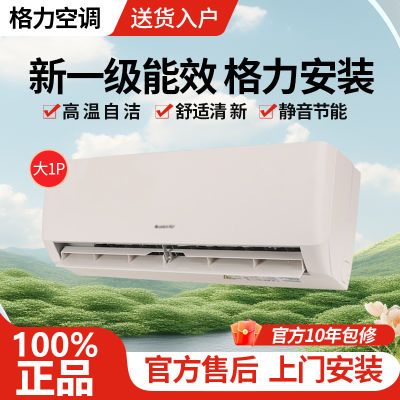 格力空调大一匹变频冷暖一级能效节能省电壁挂机自清洁除湿