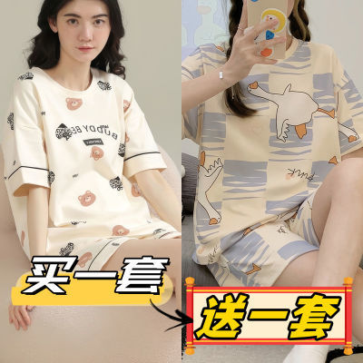 新款睡衣女士夏季韩版学生可爱高档爆款ins少女卡通网红短袖套装