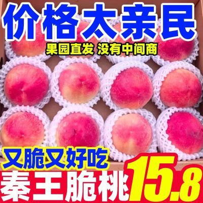 【正宗】爆甜水蜜桃毛桃新鲜桃子脆甜桃子1/3/5斤水果整箱批发价