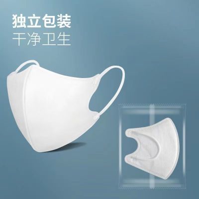 口罩3d立体女高颜值一次性防护2023新款网红防晒不勒耳男超柔薄款