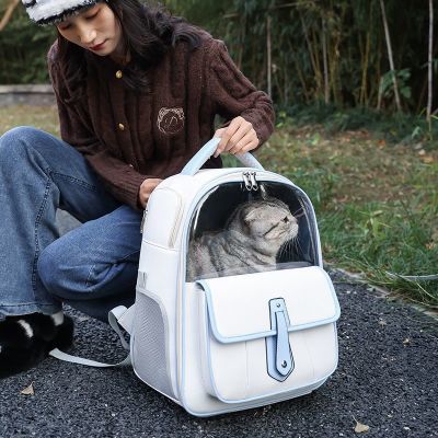 猫包大容量外出便携双肩猫包宠物背包猫笼装猫的狗狗外出包用品