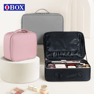 OBOX化妆包女大容量便携专业化妆师跟妆手提专用工具箱高端纹绣师