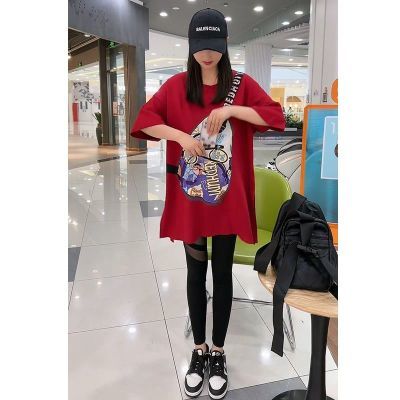 夏季时尚新款口袋显瘦拉链短袖2024甜美韩版休闲圆领印花洋气上衣