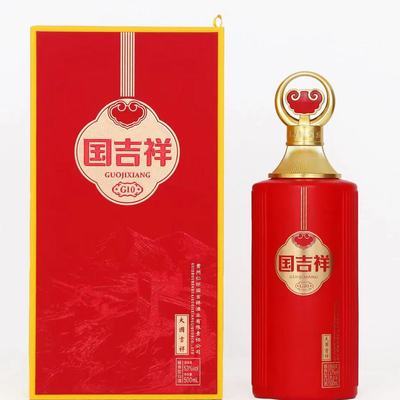 贵州国吉祥G10系列酱香酒 53度 500ml 规格1X500ml  一箱6瓶