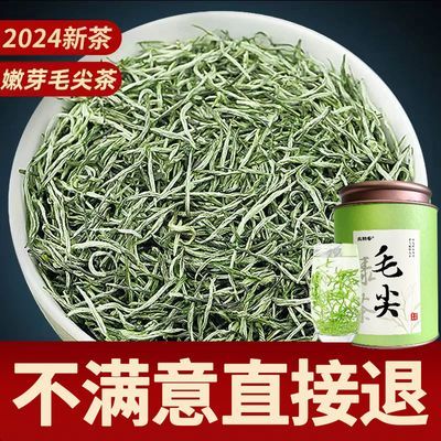 毛尖2024新茶手工毛尖一级高山绿茶嫩芽春茶叶浓香型袋装散装罐装