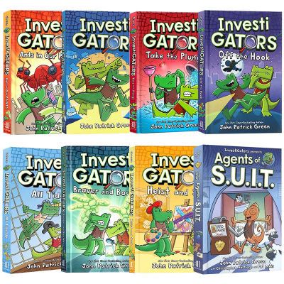 InvestiGators 鳄鱼侦查员8册套装精装儿童英语桥