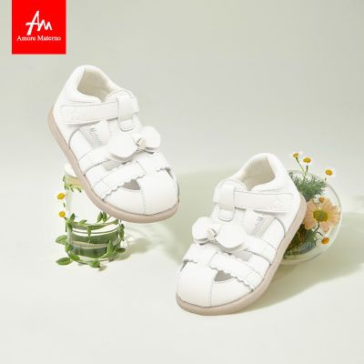 爱慕玛蒂诺童鞋2024夏季新款魔术贴透气可爱宝宝步前鞋女婴儿凉鞋