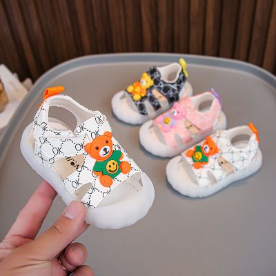 儿童包头凉鞋夏季0-1-3岁宝宝学步鞋婴幼儿步前鞋女小童凉鞋