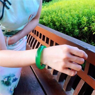 精品翡翠玉髓手镯冰种帝王绿粉红紫玉石年轻妈妈款推荐实拍送证书优惠券
