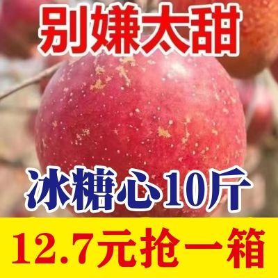 正宗丑苹果冰糖心当季新鲜红富士苹果脆甜水果2/5/10斤整箱批发价