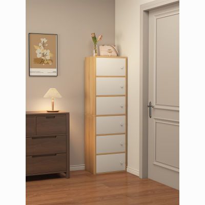 茶悦家居收纳柜卧室玄关五斗柜立柜家用抽屉柜客厅靠墙置物柜小柜