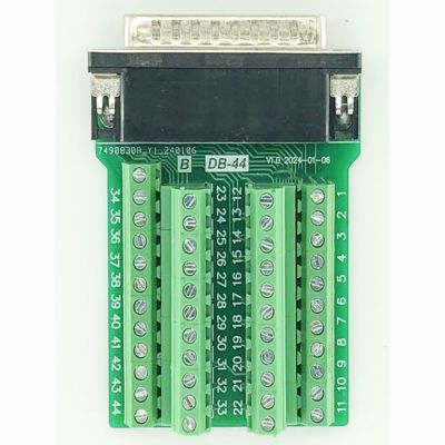 DB-44伺服测试板,免焊线,适用台达B2,B3,汇川伺服CN1端子 电子