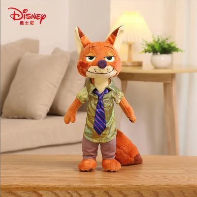 儿童节六一礼物 迪士尼正版毛绒玩具卡通尼克狐狸玩偶娃娃送男友