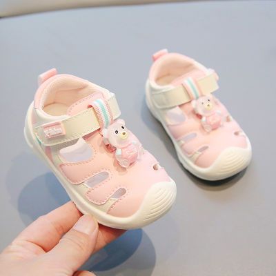 小溜宝儿童凉鞋夏季新款1—4岁婴儿男宝机能鞋软底透气女童沙滩
