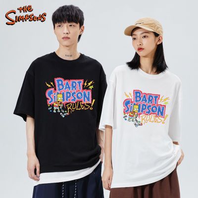 The simpsons辛普森一家美式潮流短袖T恤夏季新款男