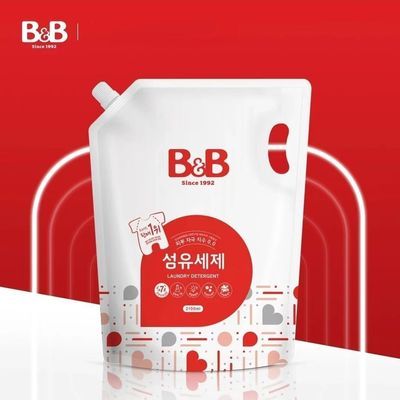 韩国BB婴儿洗衣液宝宝儿童专用内衣内裤洗衣液温和无荧光剂2100ml